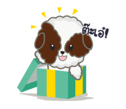 Kaitoon cute dog sticker #6651383