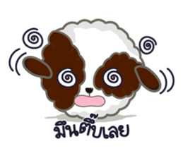 Kaitoon cute dog sticker #6651387