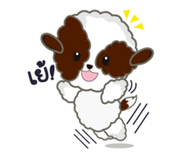 Kaitoon cute dog sticker #6651393