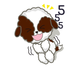 Kaitoon cute dog sticker #6651398