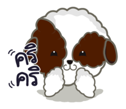 Kaitoon cute dog sticker #6651404