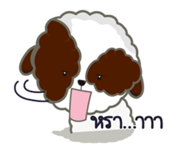 Kaitoon cute dog sticker #6651406