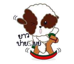 Kaitoon cute dog sticker #6651407