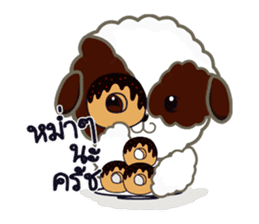 Kaitoon cute dog sticker #6651408