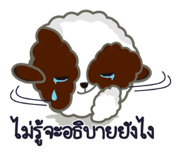 Kaitoon cute dog sticker #6651409