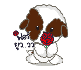 Kaitoon cute dog sticker #6651410