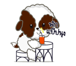 Kaitoon cute dog sticker #6651411