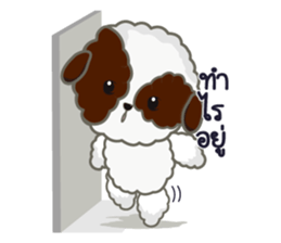Kaitoon cute dog sticker #6651414