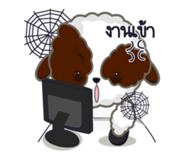 Kaitoon cute dog sticker #6651415
