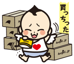 Angel baby life sticker #6651476