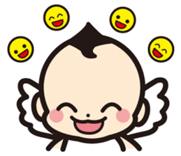 Angel baby life sticker #6651480