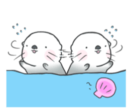 YURU-I sea otter sticker #6651513