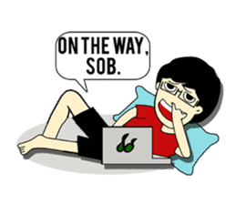 Uptown Boy sticker #6651817