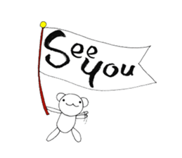 Writing brush girl vol.3 sticker #6652900