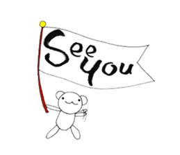 Writing brush girl vol.3 sticker #6652900