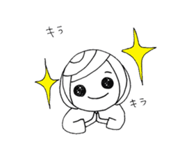 Writing brush girl vol.3 sticker #6652911