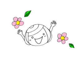 Writing brush girl vol.3 sticker #6652915