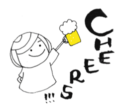 Writing brush girl vol.3 sticker #6652929