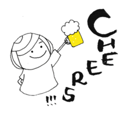 Writing brush girl vol.3 sticker #6652929