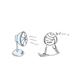 Writing brush girl vol.3 sticker #6652934