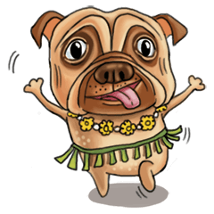 Cute Dog and Friends