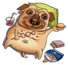 Cute Dog and Friends sticker #6653339