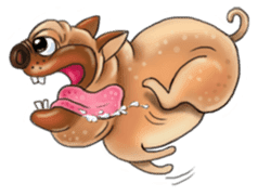 Cute Dog and Friends sticker #6653344