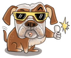 Cute Dog and Friends sticker #6653355