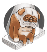 Cute Dog and Friends sticker #6653356