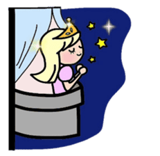 Glitter Princess sticker #6654438