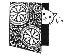 Cat of the Zentangle sticker #6654647