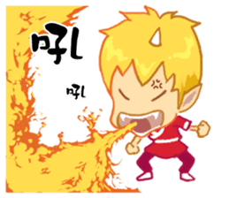 inconceivable story-Fire Sprite(Chinese) sticker #6654670