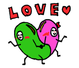 Mr. & Miss. Beans. sticker #6654697