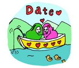 Mr. & Miss. Beans. sticker #6654718