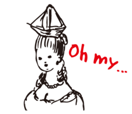 LADY OOPS sticker #6655633