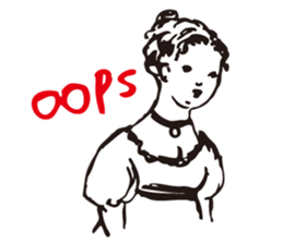 LADY OOPS sticker #6655634