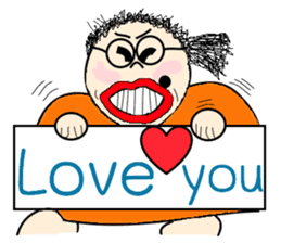 Funny girl with mole sticker #6655665