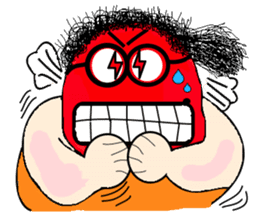 Funny girl with mole sticker #6655669