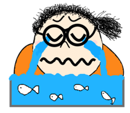 Funny girl with mole sticker #6655691