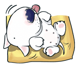 Funny Bull Terrier sticker #6656298