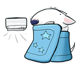 Funny Bull Terrier sticker #6656300