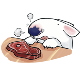 Funny Bull Terrier sticker #6656301