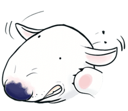 Funny Bull Terrier sticker #6656302