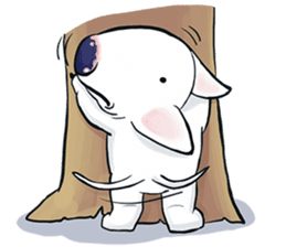 Funny Bull Terrier sticker #6656303