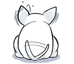 Funny Bull Terrier sticker #6656307
