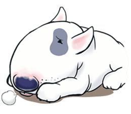 Funny Bull Terrier sticker #6656318