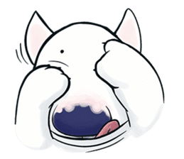 Funny Bull Terrier sticker #6656322