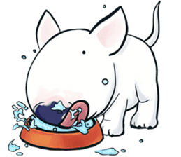 Funny Bull Terrier sticker #6656324