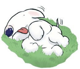 Funny Bull Terrier sticker #6656325