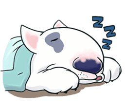 Funny Bull Terrier sticker #6656326